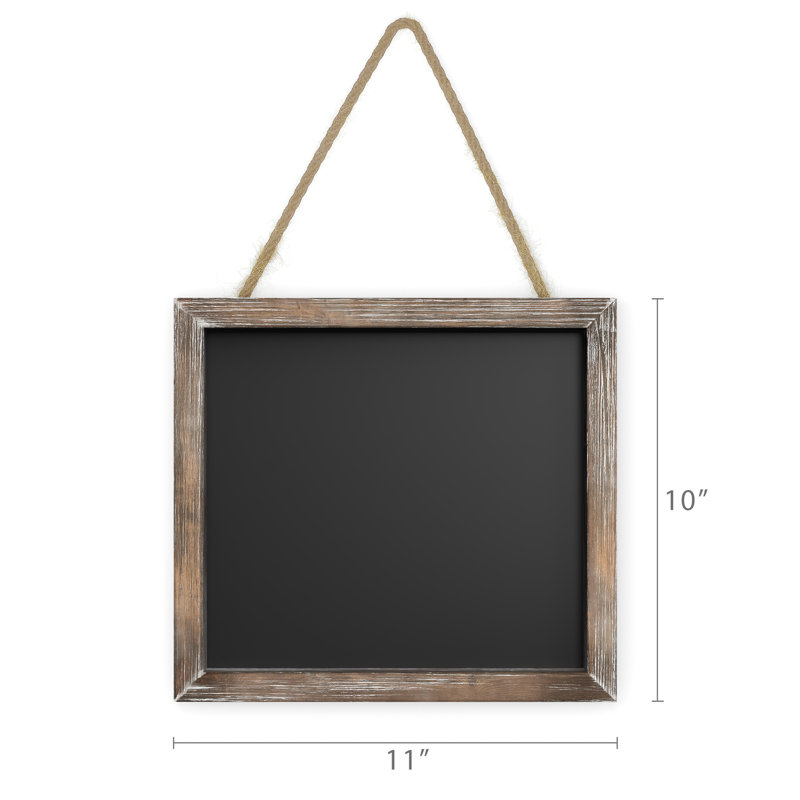 Barnyard Designs Wall Mounted Chalkboard, 11” x 10” Wayfair